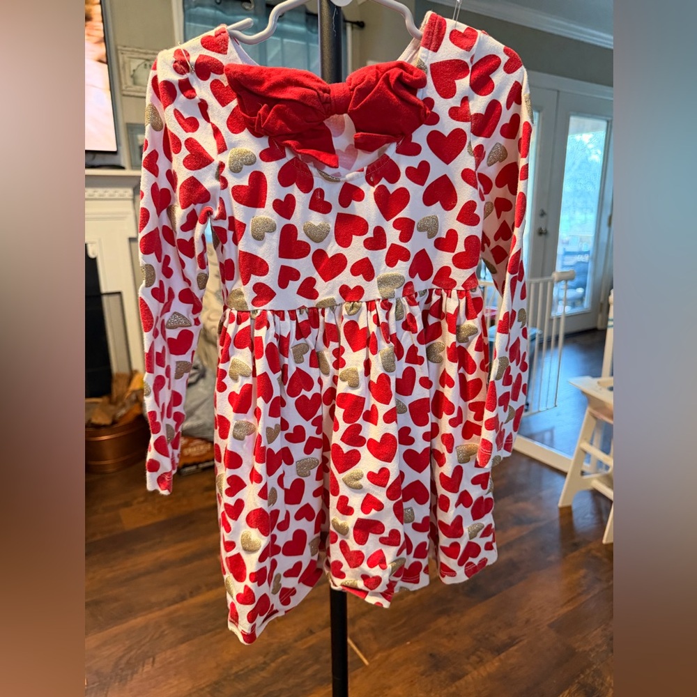 Tommy Bahama White Dress with Red Heart Print - Picture 2 of 3